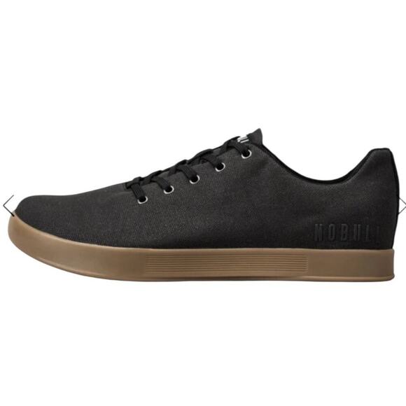 NOBULL Men’s Black Gum Canvas Trainer Shoes/Sneakers Size 13.5 US - Picture 3 of 16